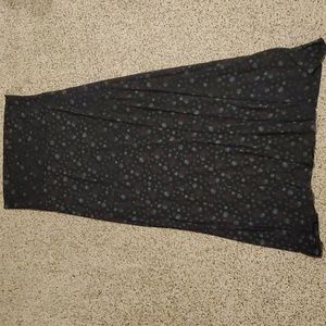 NWOT LulaRoe Long Flowy Printed Skirt